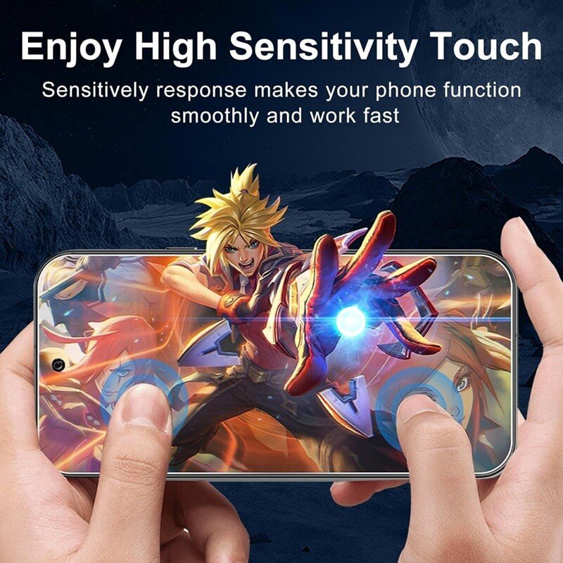 For Motorola Moto Edge 60 Fusion 5G Full Cover Screen Protector Anti Scratch Tempered Glass Film Guard (Black)