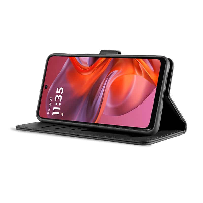 For Motorola Moto G05 4G SupRShield Wallet Leather Card Holder Flip Protective Shockproof Case Cover