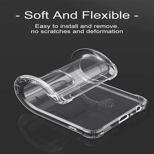 For Motorola Moto G14 SupRShield Clear Case Shockproof Tough Gel Transparent Air Cushion Heavy Duty Phone Back Cover (Crystal Clear)