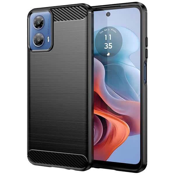 For Motorola Moto G34 5G SupRShield Case Shockproof Heavy Duty Rugged Anti Knock Back Cover (Black)