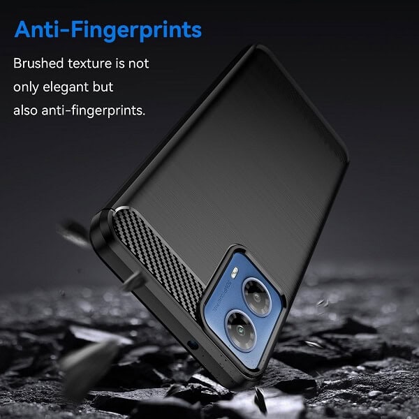 For Motorola Moto G34 5G SupRShield Case Shockproof Heavy Duty Rugged Anti Knock Back Cover (Black)