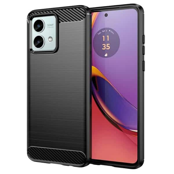 For Motorola Moto G84 5G SupRShield Case Shockproof Heavy Duty Rugged Anti Knock Back Cover (Black)