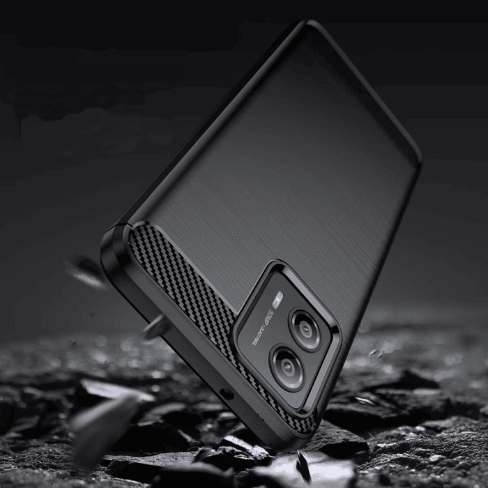 For Motorola Moto G85 5G SupRShield Case Shockproof Heavy Duty Rugged Anti Knock Back Cover (Black)