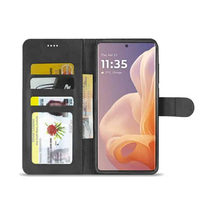 For Motorola Moto G85 5G SupRShield Wallet Leather Card Holder Flip Shockproof Magnetic Case Cover