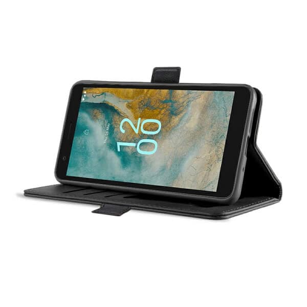 For Nokia C02 SupRShield Wallet Leather Flip Stand Magnetic Case Cover