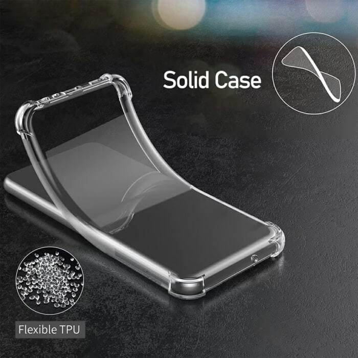 For Nokia C12 SupRShield Heavy Duty Soft Tough Gel Transparent Air Cushion Shockproof Back Cover