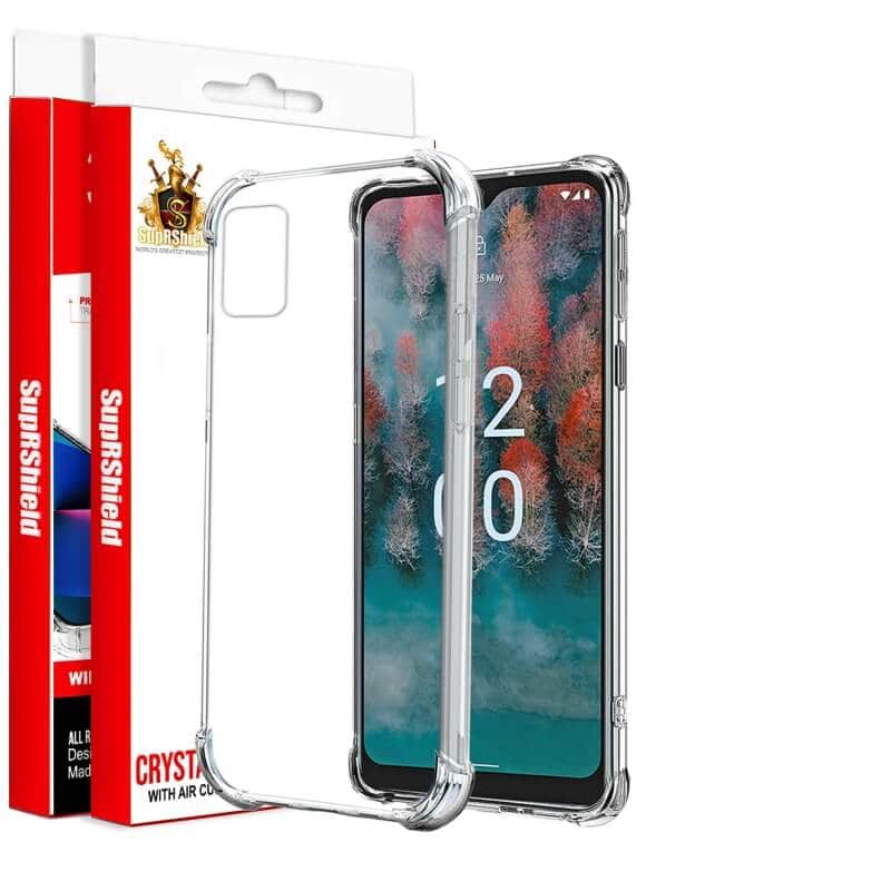 For Nokia C12 SupRShield Heavy Duty Soft Tough Gel Transparent Air Cushion Shockproof Back Cover