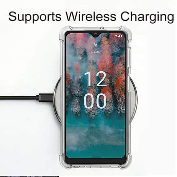 For Nokia C12 SupRShield Heavy Duty Soft Tough Gel Transparent Air Cushion Shockproof Back Cover