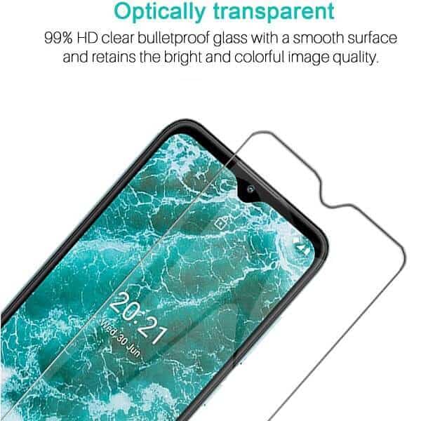 [2 Pack] For Nokia C30 Tempered Glass Screen Protector Film Guard (Clear)