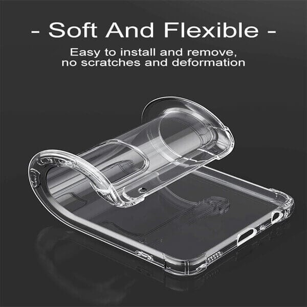 For Nokia C32 Clear Case Shockproof Protective Heavy Duty Gel Air Cushion Cover