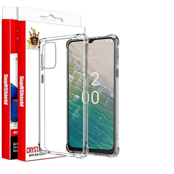 For Nokia C32 SupRShield Clear Case Shockproof Protective Heavy Duty Gel Air Cushion Cover