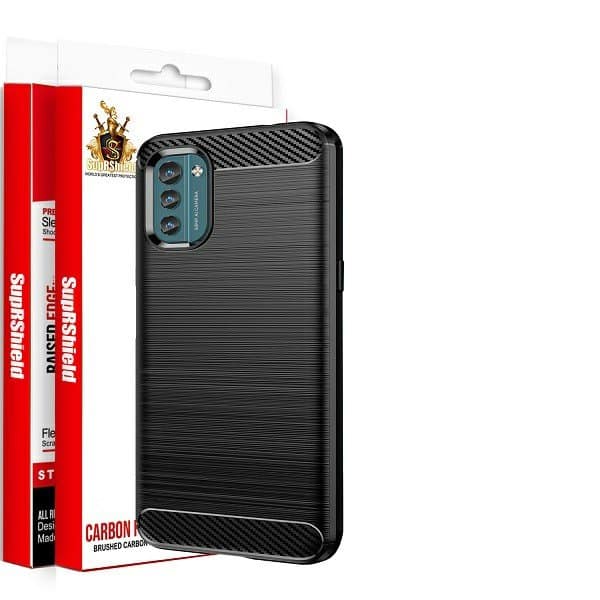For Nokia G21 SupRShield Case Shockproof Heavy Duty Rugged Anti Knock Back Cover (Black)