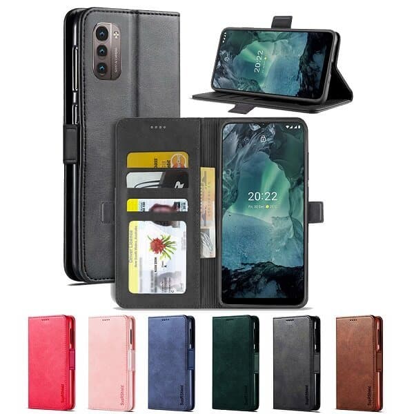 For Nokia G21 SupRShield Wallet Leather Card Holder Flip Protective Shockproof Magnetic Case Cover