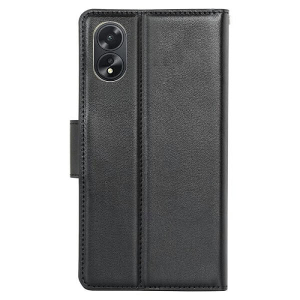For Oppo A18 A38 4G Hanman Wallet Case Flip Leather Card Slots Magnetic Stand Cover
