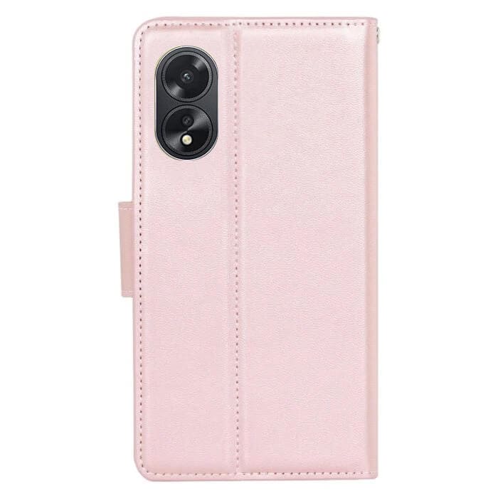 For Oppo A18 A38 4G Hanman Wallet Case Flip Leather Card Slots Magnetic Stand Cover