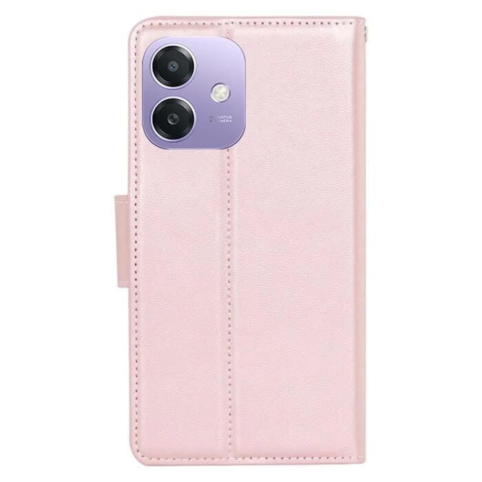 For Oppo A40 4G Hanman Wallet Case Flip Leather Card Slots Magnetic Stand Cover