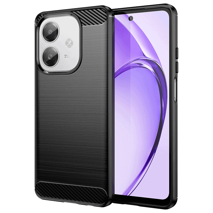 For Oppo A40 4G SupRShield Case Shockproof Heavy Duty Rugged Anti Knock Back Cover (Black)