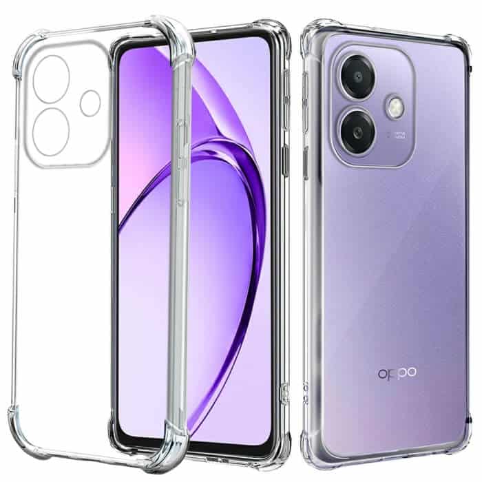 For Oppo A40 4G SupRShield Heavy Duty Soft Tough Gel Transparent Air Cushion Shockproof Back Cover