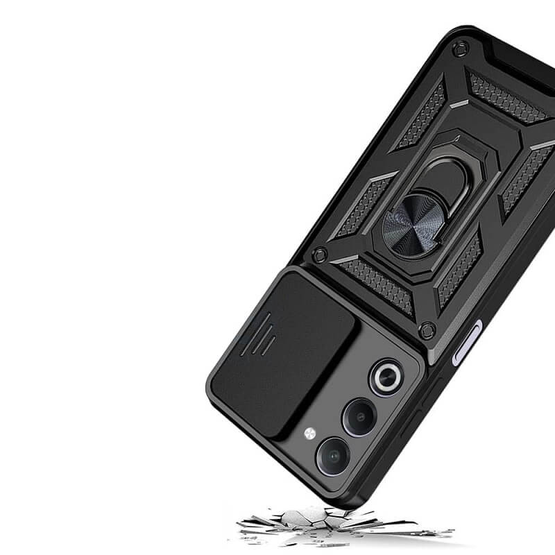 For Oppo A5 5G & Oppo A5 Pro 5G Anti Scratch Rugged Magnetic Car Mount Ring Shockproof Heavy Duty Cover