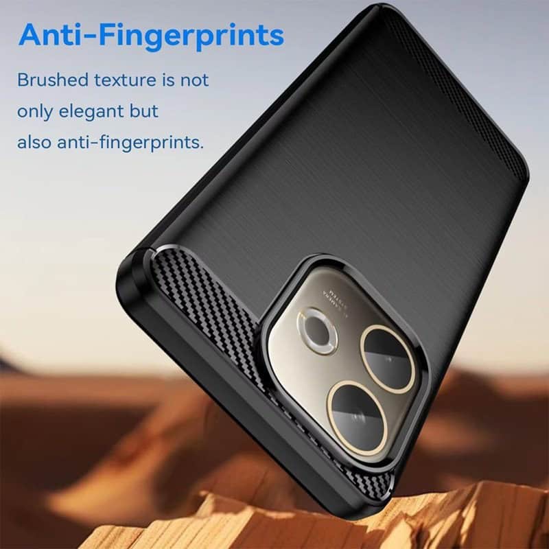 For Oppo A5 A5 Pro 5G 2025 SupRShield Case Shockproof Heavy Duty Rugged Anti Knock Back Cover (Black)