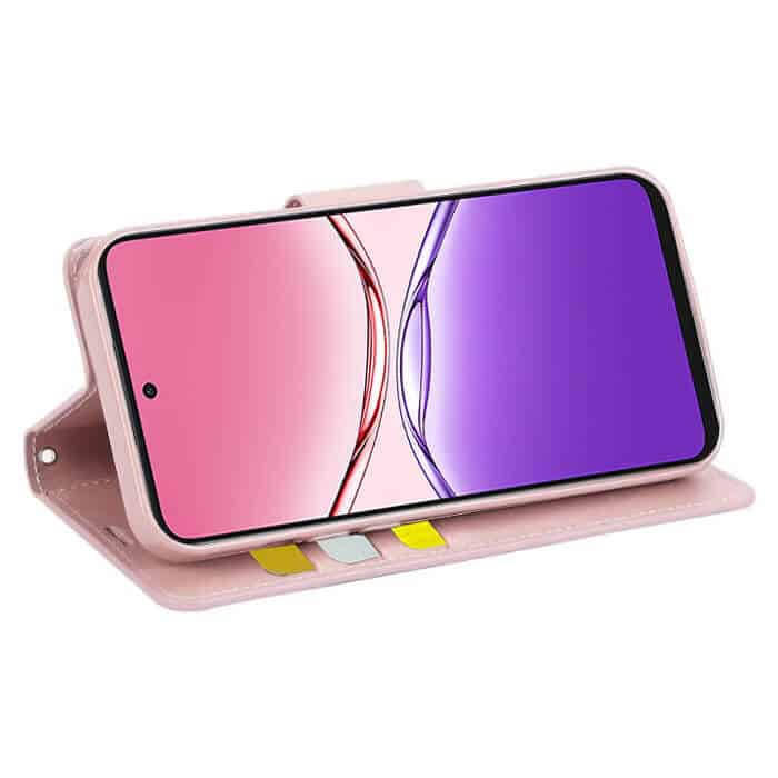For Oppo A5 & A5 Pro 5G Hanman Wallet Case Flip Leather Card Slots Magnetic Stand Cover