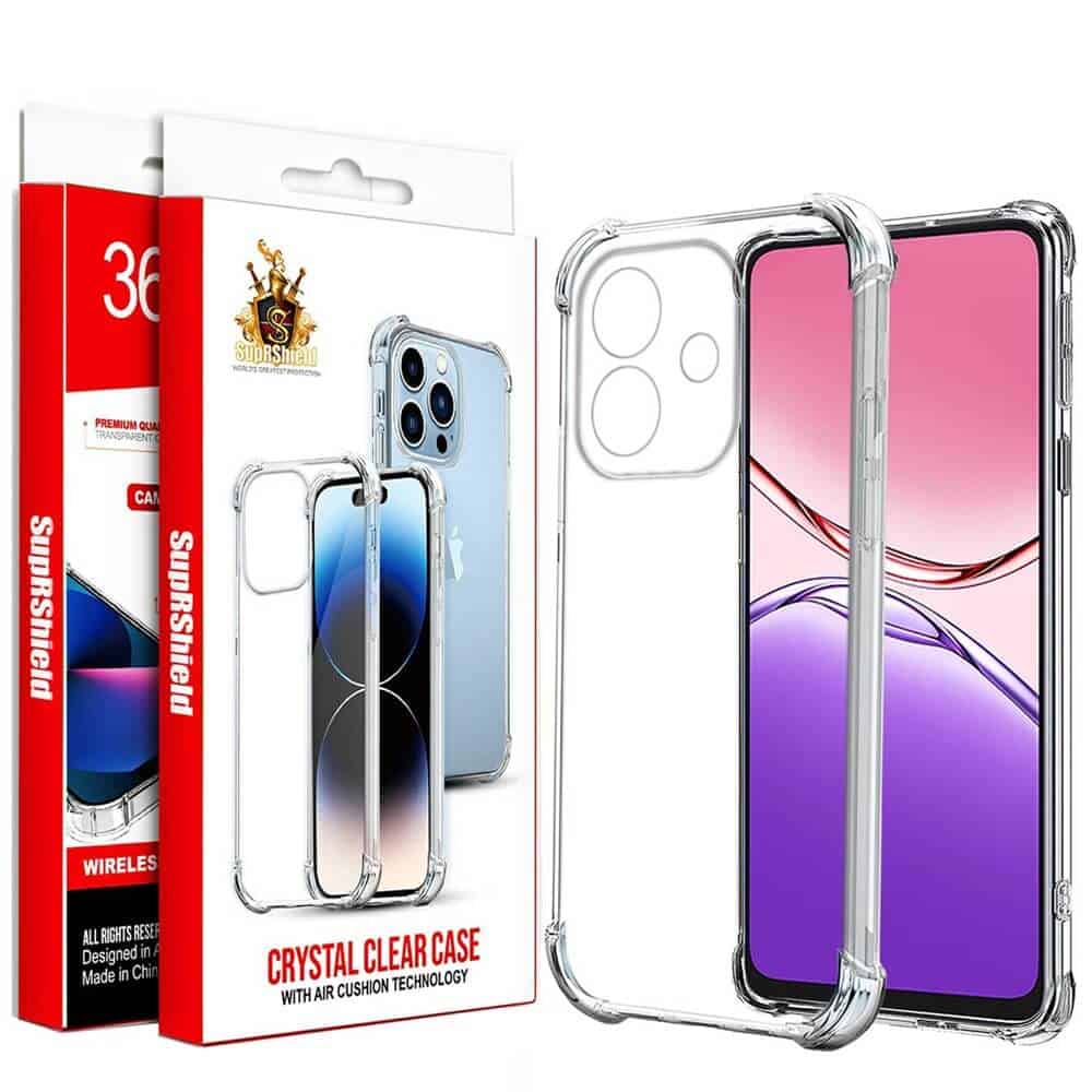 For Oppo A5/A5 Pro 5G SupRShield Clear Case Shockproof Heavy Duty Gel Air Cushion Cover