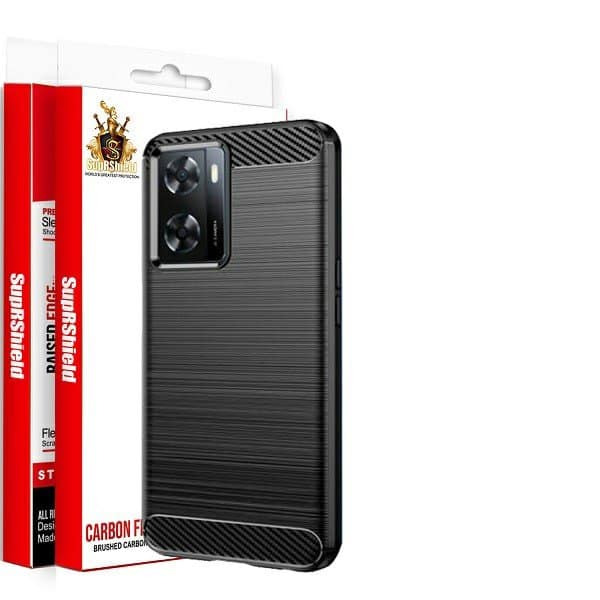 For Oppo A57 4G SupRShield Case Shockproof Heavy Duty Rugged Anti Knock Back Cover (Black)