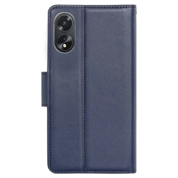 For Oppo A60 4G Hanman Wallet Case Flip Leather Card Slots Magnetic Stand Cover