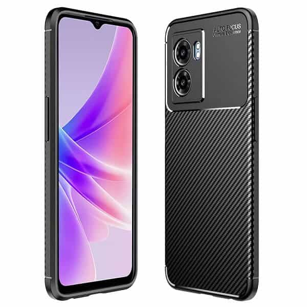 For Oppo A77 5G Case Shockproof Heavy Duty Rugged Anti Knock Back Cover (Black)