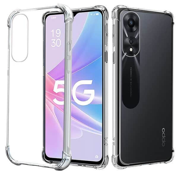 For Oppo A78 5G Clear Case Shockproof Heavy Duty Gel Air Cushion Cover
