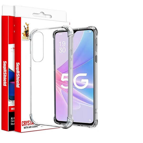For Oppo A78 5G SupRShield Clear Case Shockproof Heavy Duty Gel Air Cushion Cover