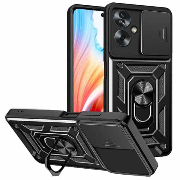For Oppo A79 5G Anti Scratch Rugged Magnetic Car Mount Ring Shockproof Heavy Duty Cover