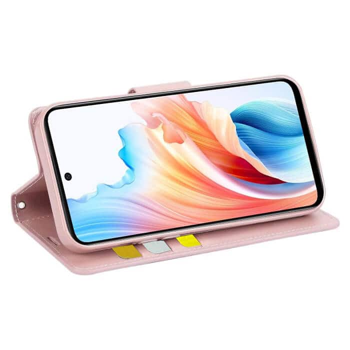 For Oppo A79 5G Hanman Wallet Case Flip Leather Card Slots Magnetic Stand Cover