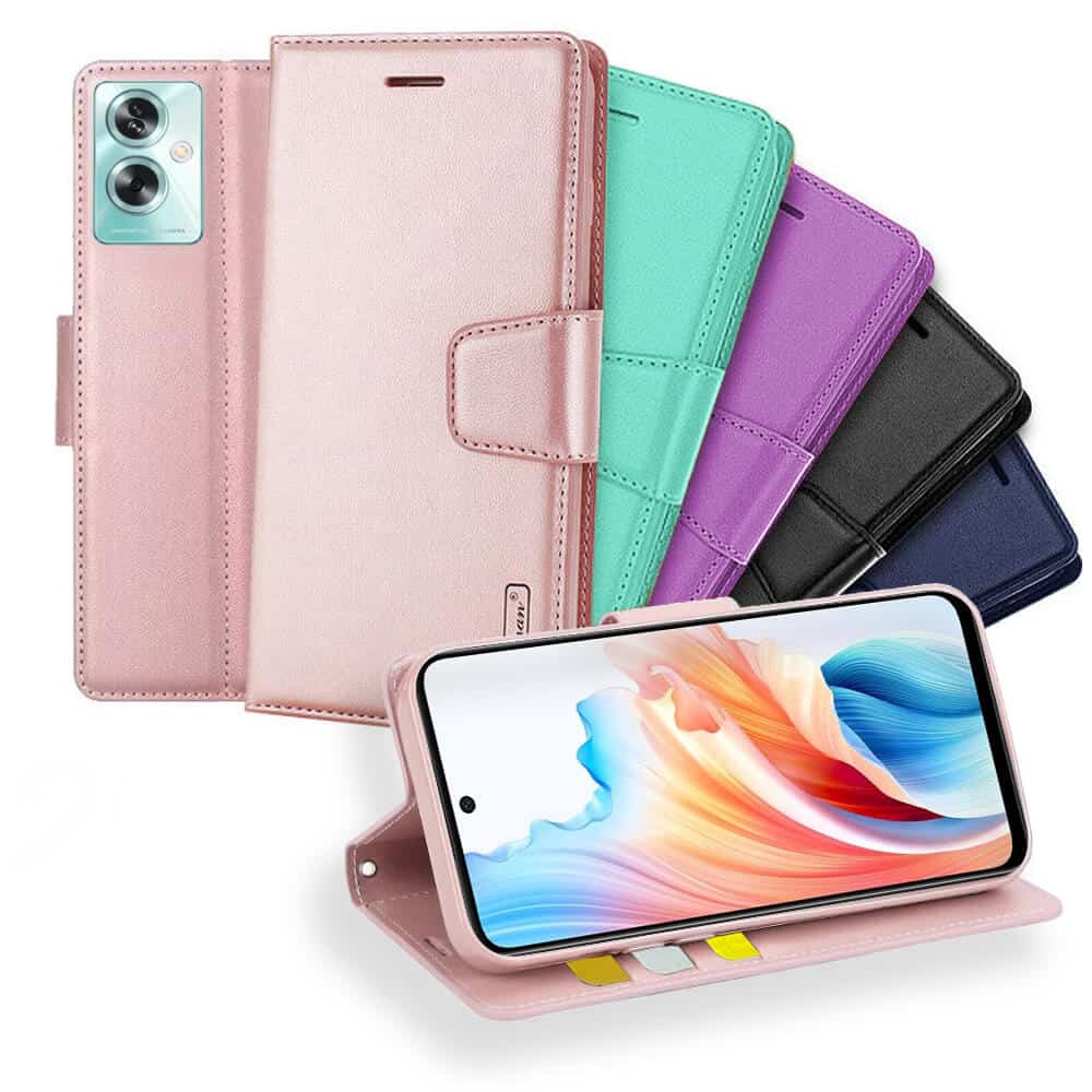 For Oppo A79 5G Hanman Wallet Case Flip Leather Card Slots Magnetic Stand Cover