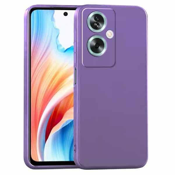 For Oppo A79 5G Silicone Silky Soft Touch Full Protective Anti Scratch Cover with Microfiber Lining Back Case