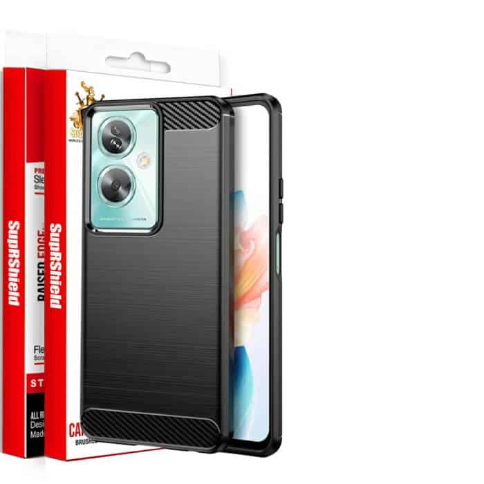 For Oppo A79 5G SupRShield Case Shockproof Heavy Duty Rugged Anti Knock Back Cover (Black)