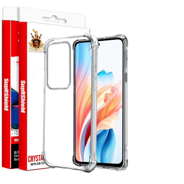 For Oppo A79 5G SupRShield Clear Case Shockproof Heavy Duty Gel Air Cushion Cover