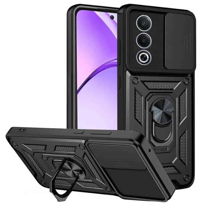 For Oppo A80 5G Anti Scratch Rugged Magnetic Car Mount Ring Shockproof Heavy Duty Cover