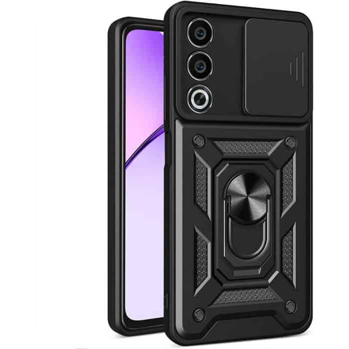 For Oppo A80 5G Anti Scratch Rugged Magnetic Car Mount Ring Shockproof Heavy Duty Cover