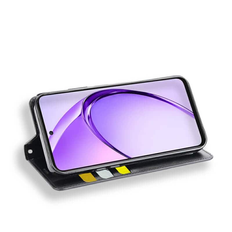 For Oppo A40 4G/ A60 5G Hanman Wallet Case Flip Leather Card Slots Magnetic Stand Cover
