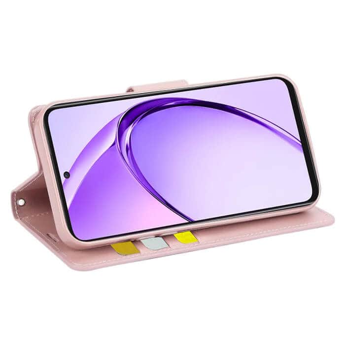 For Oppo A80 5G Hanman Wallet Case Flip Leather Card Slots Magnetic Stand Cover