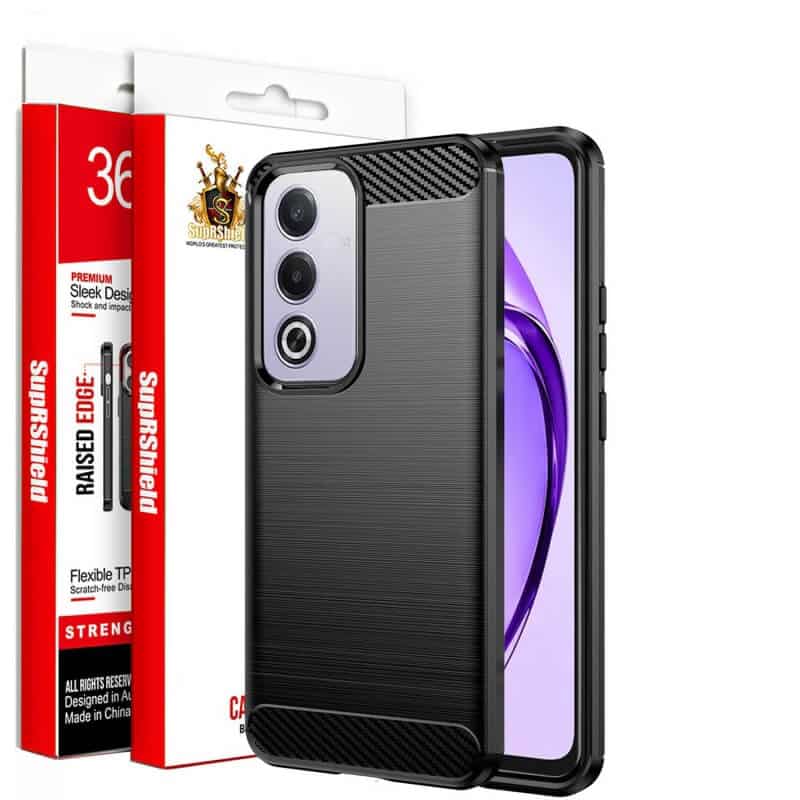 For Oppo A80 5G SupRShield Case Shockproof Heavy Duty Rugged Anti Knock Back Cover (Black)