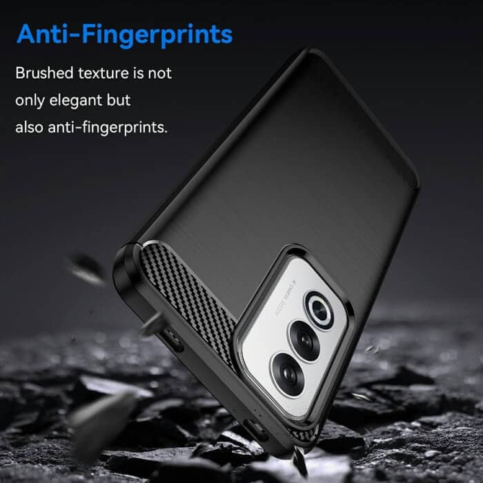For Oppo A80 5G SupRShield Case Shockproof Heavy Duty Rugged Anti Knock Back Cover (Black)