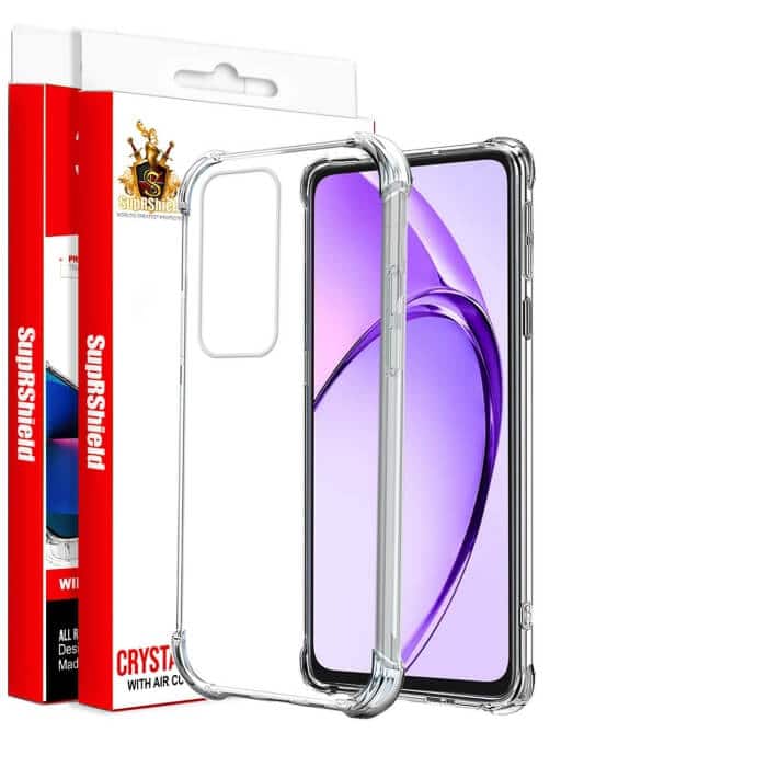 For Oppo A80 5G SupRShield Heavy Duty Soft Tough Gel Transparent Air Cushion Shockproof Back Cover
