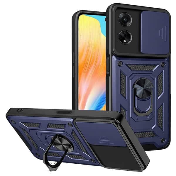 For Oppo A98 5G Anti Scratch Rugged Magnetic Car Mount Ring Shockproof Heavy Duty Cover