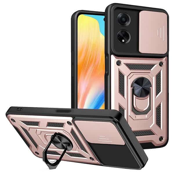 For Oppo A98 5G Anti Scratch Rugged Magnetic Car Mount Ring Shockproof Heavy Duty Cover