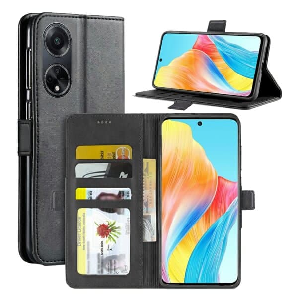For Oppo A98 5G SupRShield Wallet Leather Flip Stand Magnetic Case Cover