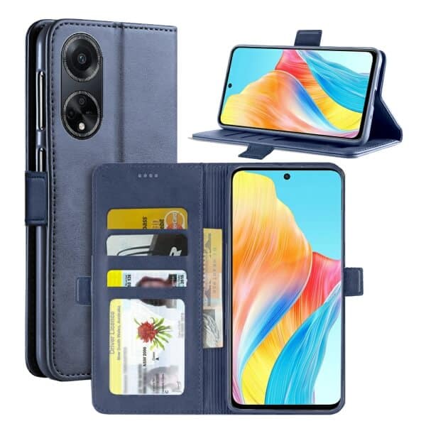 For Oppo A98 5G SupRShield Wallet Leather Flip Stand Magnetic Case Cover