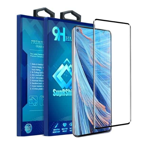 For Oppo Find X2 Neo [Full Glue] Full Coverage Tempered Glass Screen Protector (Black)
