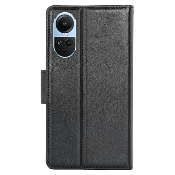 For Oppo Reno 10 5G Hanman Wallet Case Flip Leather Card Slots Magnetic Stand Cover